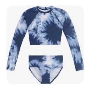 Kanu Surf Kids Swim Bikini - Blue Tie-Dye